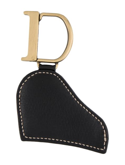 dior car key holder|christian dior saddle keychain.